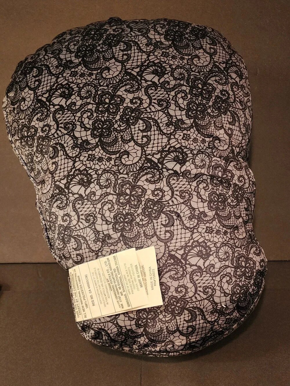 New Cool Large Pillow, Skelton Graphics, Decorative Accents, Black & White
